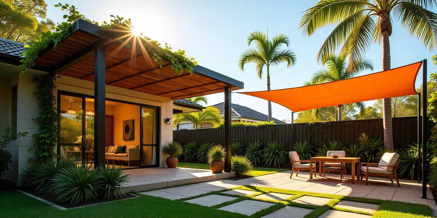 Nambour Outdoor Living Showcase – Timber Pergolas, Modern Steel Designs & Shade Sails Amid Lush Sunshine Coast Garden